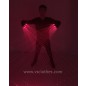 2 in 1 Multi-line Red DJ laser light gloves for show
